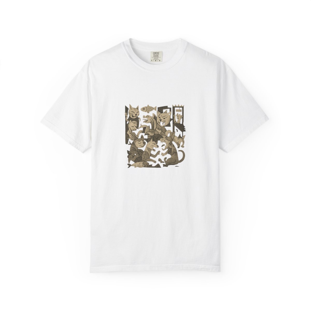 Guerni-Cats Picasso-Inspired Cat Parody T-Shirt - Official t-shirts merchandise