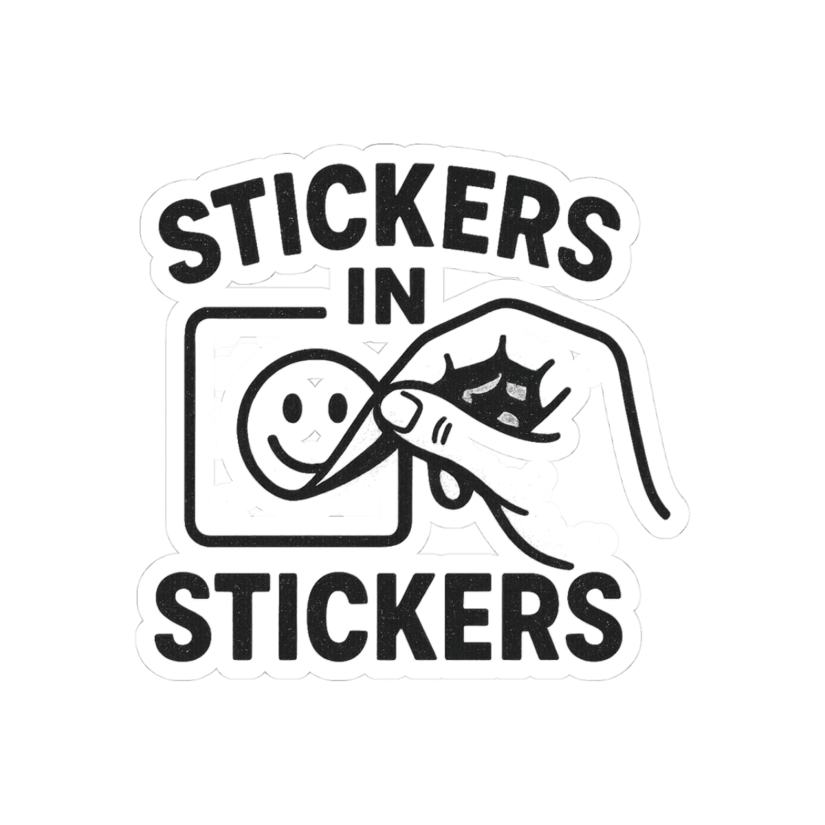 Stickers in Stickers Funny Meta Vinyl Sticker Decal - Official stickers merchandise