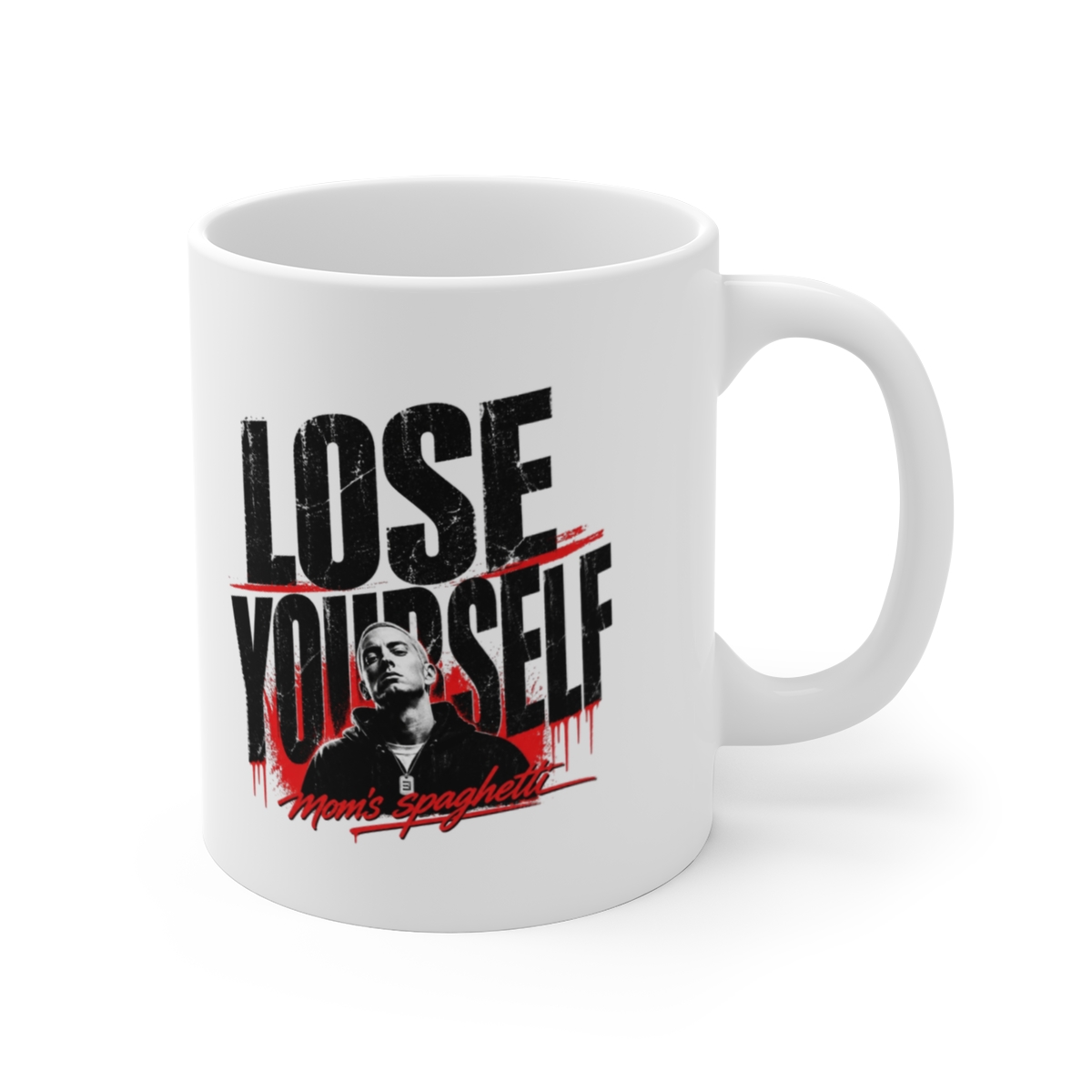Eminem "Lose Yourself" White Mug - Eminem official Mugs & Drinkware merch